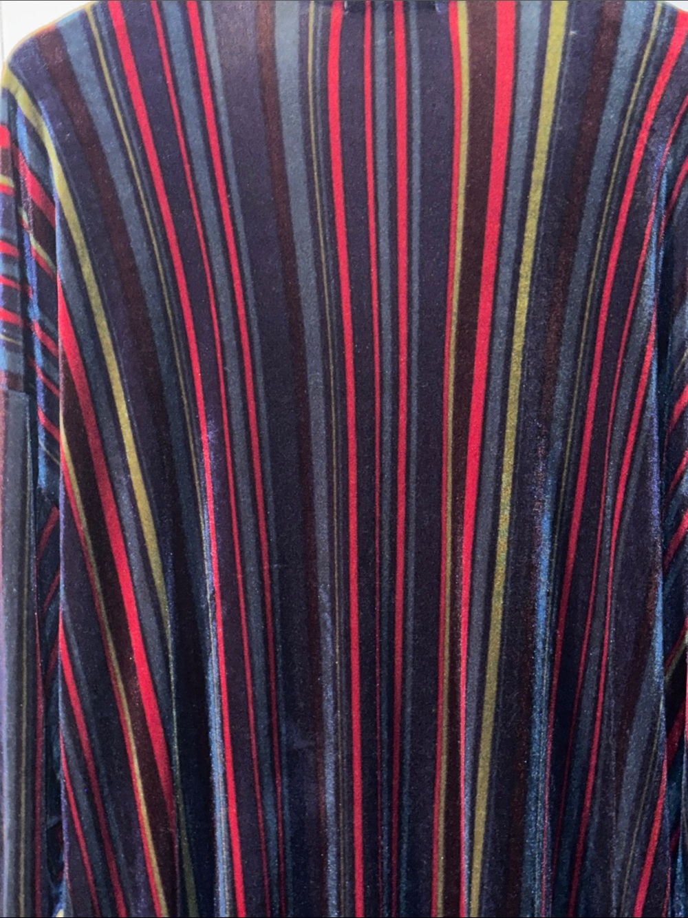 Velvet Striped Long Robe - Picture 5 of 5